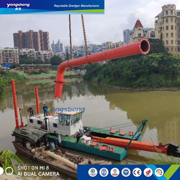 Booster Pump on Shore for 24 Inch Cutter Suction Dredger