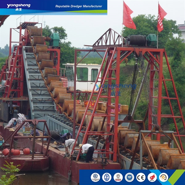 The First Large-scale Chain Bucket Dredger 600m3/h