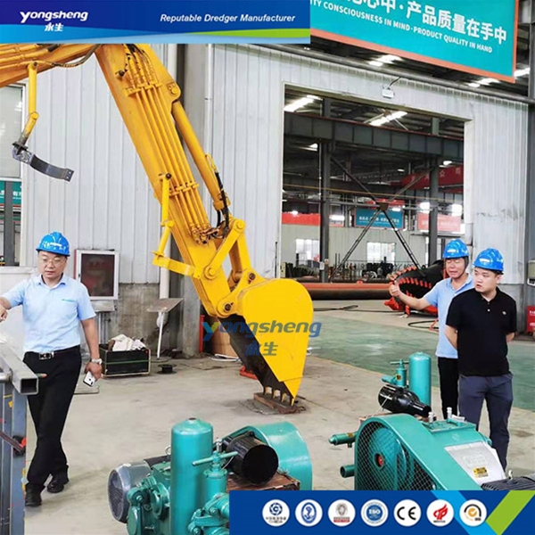 Amphibious Dredger with Rexroth Cutter Suction Mud Pump