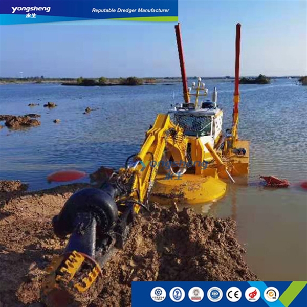 YS Amphibious Dredger with Rexroth Cutter Suction Mud Pump