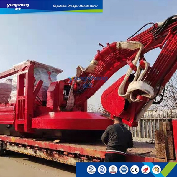 Heavy duty versatility YS amphibious dredger delivery to Philippines for dredging
