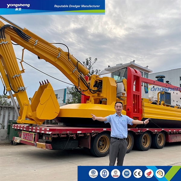  800m3/h Capacity Amphibious Multipurpose Dredger for Shallow Water Dredging