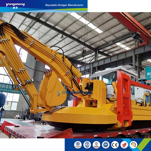  800m3/h Capacity Amphibious Multipurpose Dredger for Shallow Water Dredging