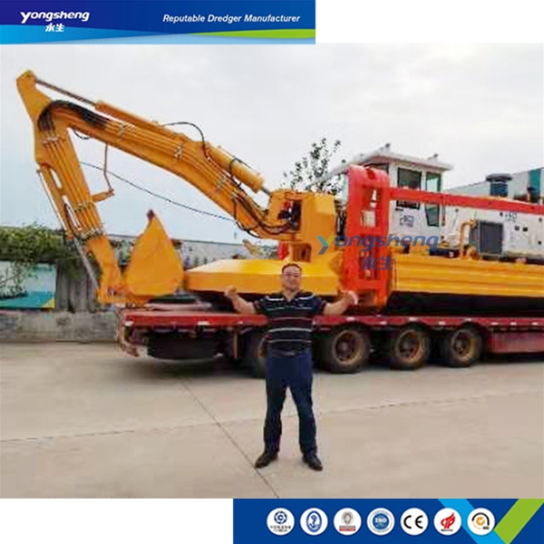 800m3/h Amphibious Dredger Multipurpose Dredger for Russia Client