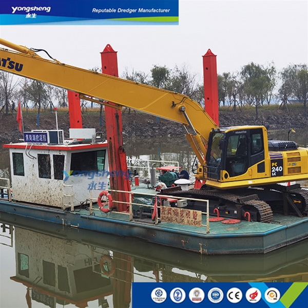 Multipurpose Excavator Barge for Backhoe Sand Dredging/Sand Mining in the River