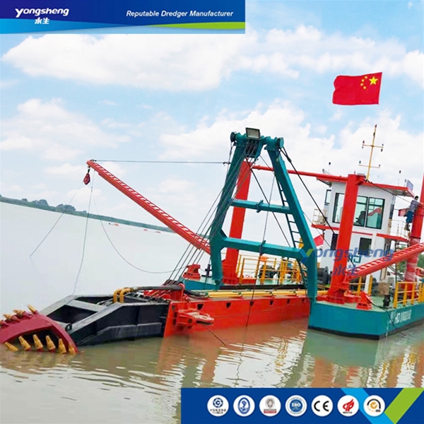 Large Capacity 4000m3/h Cutter Suction Dredger Dredging Equipment/River Sand Mining