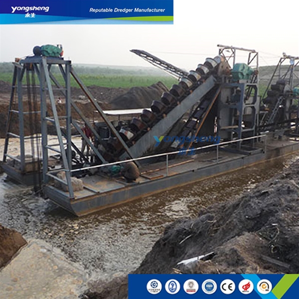 Catena Benna Mining Dredger per Sand Mining in River