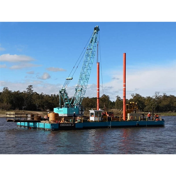 YongSheng Crane Pontoon has been successfully operating in Uruguay