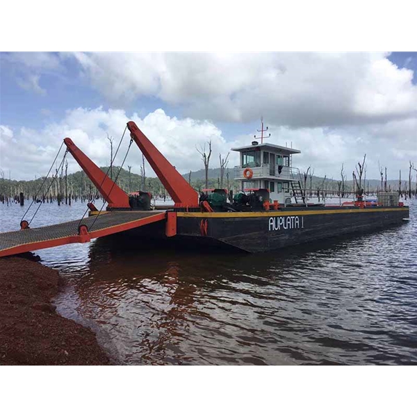 Logistic Barge Manufactured for French Guiana Customers